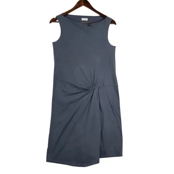 grey jersey dresses Short Fitted Dress By Poly USA 7020 L / Magenta
